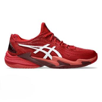  Asics COURT FF 3 NOVAK 男網球鞋 法網配色 (冷紅/白)