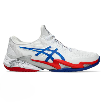 Asics COURT FF 3 NOVAK PARIS 男網球鞋 巴黎奧運 (白紅/藍)