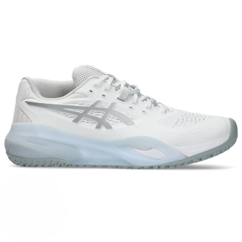  Asics GEL-RESOLUTION X OC 草地男網球鞋 寬楦 澳網配色 (白/銀)