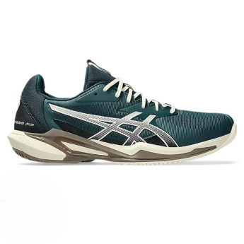 Asics SOLUTION SPEED FF 3 男網球鞋 法網 2025 (湖綠/樺木色)