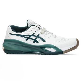 Asics GEL-RESOLUTION X 男網球鞋 法網 2025 (白/湖綠)