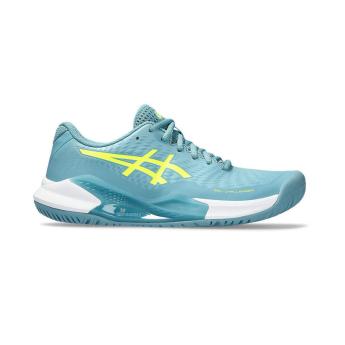 Asics GEL-CHALLENGER 14 女網球鞋 (水藍/黃)