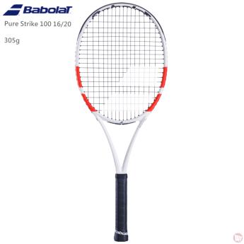 Babolat Pure Strike 100 16/20 白紅黑 (24) (305g)
