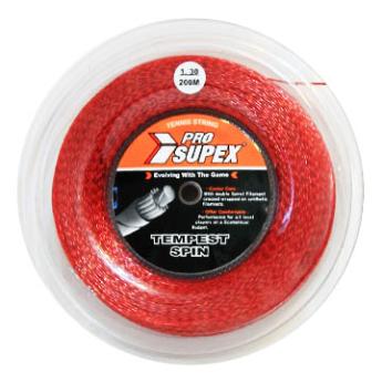 Pro Supex Tempest Spin 德製銀絲軟線 (盤裝 / 200m / 紅 / 黑)