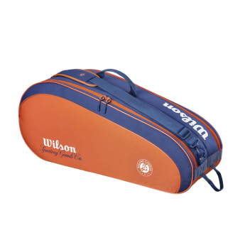 Wilson RG 2026 法網 Team 6支裝 網球拍袋(陶土橘)
